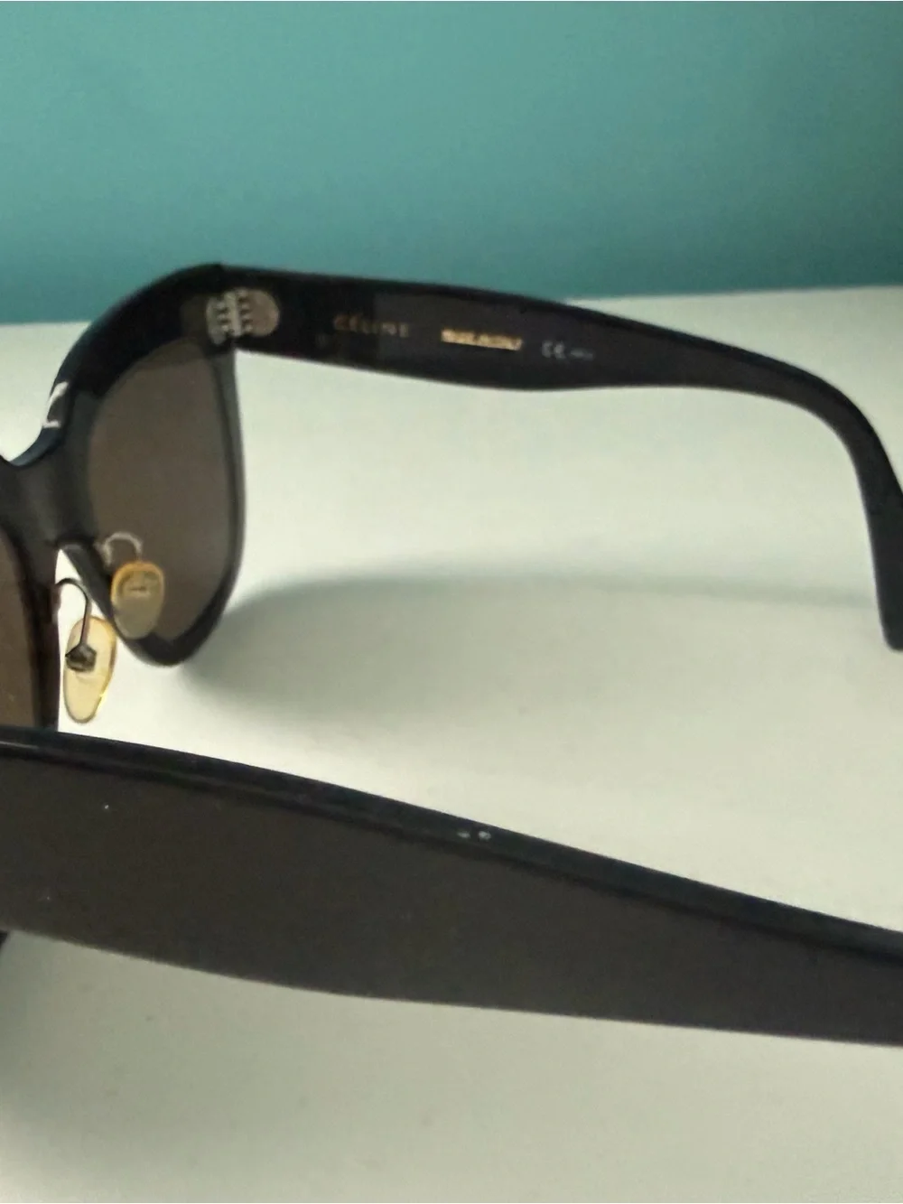 Celine Black Square Oversized Sunglasses